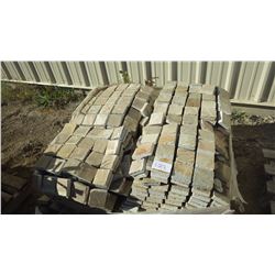 20" X 20" DESERT GOLD COBBLESTONE, 72 PIECES