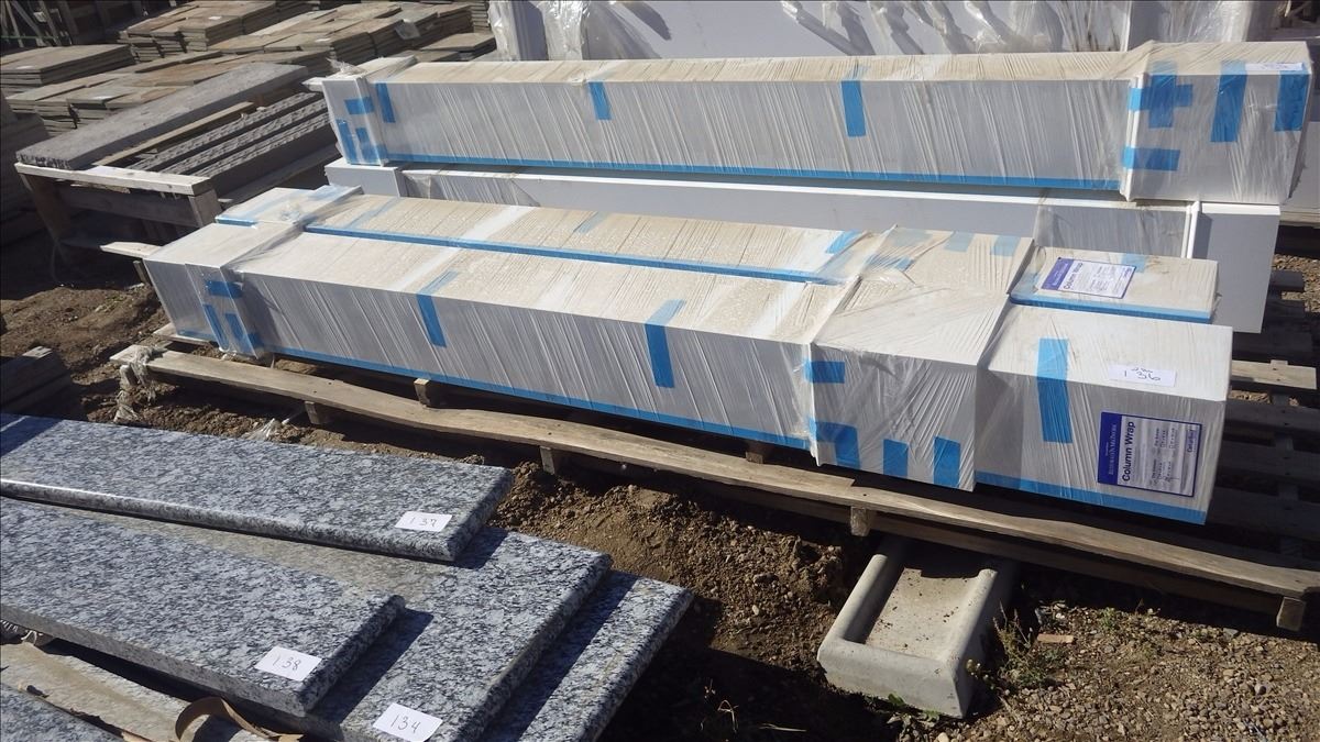 10" X 10" X 9" RESTORATION MILLWORK COLUMN WRAPS CLASSIC FINISH, 2PCS