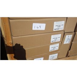 BUCHNERS QUAD 4 SOFFIT SOLID BLACK, 60 PCS  12" LENGTHS