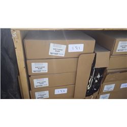 BUCHNERS QUAD 4 SOFFIT VENTED BLACK, 60 PCS  12" LENGTHS