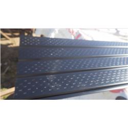 BUCHNERS QUAD 4 SOFFIT VENTED BLACK, 60 PCS  12" LENGTHS