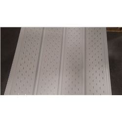 BUCHNERS QUAD 4 SOFFIT VENTED POLAR WHITE, 52 PCS 12' LENGTHS