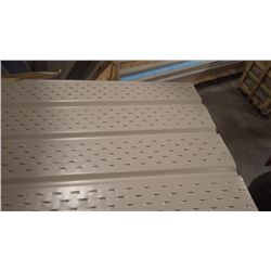 ANTIQUE WHITE HOUSE PACKAGE BUCHNERS. INCLUDES 50 PCS VENTED SOFFIT, 27 PCS SOLID SOFFIT, 28 PCS F6 
