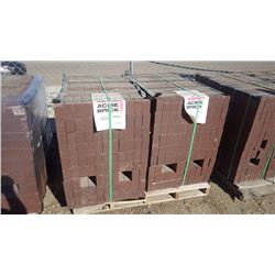 ACME BRICK BROWNWOOD MILL VELOUR BRICK PAVER, 950 PCS