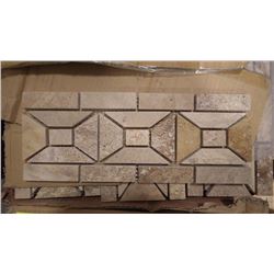 12"X30" TRAVERTING POLISHED BORDER, 60 PCS