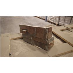 MULTICOLOR FLAT EDGE CORNERS UNITED STONE 80 LINEAL FT