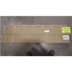 CERTAINTEED SHAKE 7" ROUGH SPLIT STRAIGHT EDGE SUEDE 19 PCS