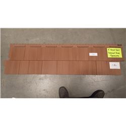 CERTAINTEED SHAKE 7" STRAIGHT EDGE TOUGH SPLIT TERRACOTTA 15 PCS