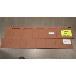 CERTAINTEED SHAKE 7" STRAIGHT EDGE PERFECTION TERRACOTTA 33 PCS