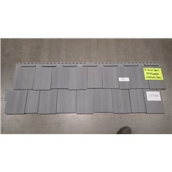 CERTAINTEED SHAKE 9" ROUGH SPLIT STAGGERED EDGE CHARCOAL GREY 107 PCS