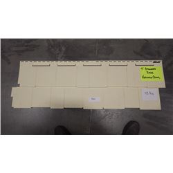 CERTAINTEED SHAKE 7" STAGGERED EDGE PERFECTION HERITAGE CREAM 43 PCS