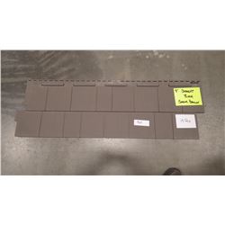 CERTAINTEED SHAKE 7" STRAIGHT EDGE PERFECTIONS SABLE BROWN 13 PCS