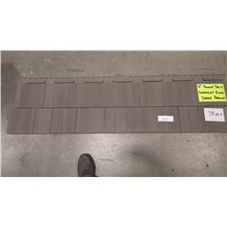 CERTAINTEED SHAKE 7" ROUGH SPLIT STRAIGHT EDGE SABLE BROWN 78 PCS