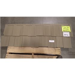 CERTAINTEED SHAKE 9" ROUGH SPLIT HEARTH STONE 35 PCS