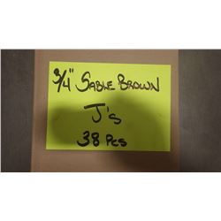CERTAINTEED 3/4 X 12' SABLE BROWN J CHANNEL 38 PCS