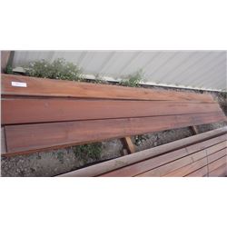 4/4 X 8 X 12 TIGER WOOD 10 PCS