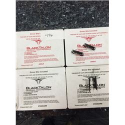 TIGER WOOD DECK CLIPS FOR TIGER WOOD DECKING. 200 SQ FT OF ANGLE CLIPS 2 BOXES 100 SQ FT PER BOX, 20