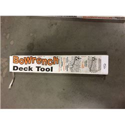 BOWRENCH TIGER WOOD DECK TOOL FOR INSTALLING DECK BOARDS OR OTHER DECK BOARDS