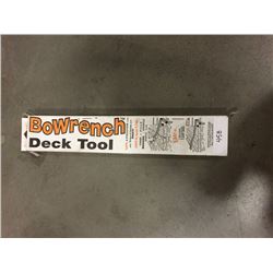 BOWRENCH TIGER WOOD DECK TOOL FOR INSTALLING DECK BOARDS OR OTHER DECK BOARDS
