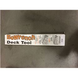 BOWRENCH TIGER WOOD DECK TOOL FOR INSTALLING DECK BOARDS OR OTHER DECK BOARDS