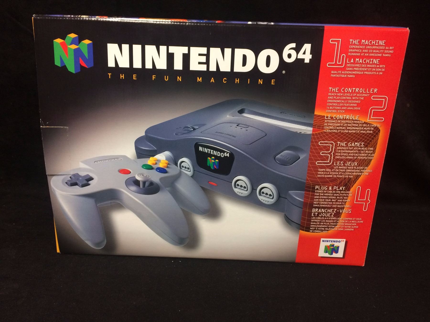 N64 Fun Machine Nintendo 64 the fun machine...COMPLETE IN BOX
