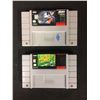 Image 1 : SUPER NINTENDO VIDEO GAME LOT (BATMAN FOREVER, SUPPER TENNIS)
