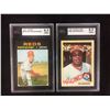 Image 1 : 1971 TOPPS #379 WAYNE GRANGER (8.5 NMM+) & 1978 OPC #160 JOE MORGAN (8.5 NMM+) KSA