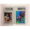 Image 1 : 1990 UD JAGR 8.5 NM MT+ & 2002-03 BAP UM STOLL ROOKIE 9 MINT