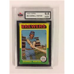 1975 TOPPS #52 DARRELL PORTER (9.5 NGM) KSA