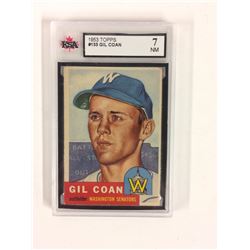 1953 TOPPS #133 GIL COAN (7 NM) KSA
