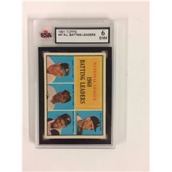 1961 TOPPS #41 N.L BATTING LEADERS (6 ENM) KSA