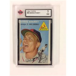 1954 TOPPS #38 EDDIE STANKY (7 NM) KSA