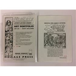 WildC.A.T.S. Collectors Art Portfolio 1542/5000 (1992) Jim Lee, Scott Williams & ROB LIEFELD ART