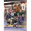Image 1 : JOE SAKIC AUTOGRAPHED 20" X 24" BANNER