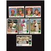 Image 1 : VINTAGE BASEBALL TRADING CARD LOT (ROBINSON, BROCK, KALINE, FINGERS)