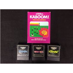 ACTIVISION KABOOM & COLECO VIDEO GAME LOT