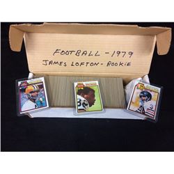 1979 TOPPS FOOTBALL CARDS (JAMES LOFTON ROOKIE)