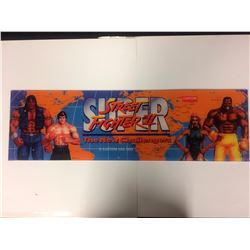 ARCADE GAME GLASS (SUPER STREET FIGHTER 2)