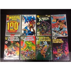 COMIC BOOK LOT (MARVEL FANFARE, X-MEN, HAWKMAN)