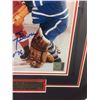 Image 3 : GORDIE HOWE & JOHNNY BOWER SIGNED 14" X 18' FRAMED & MATTED PHOTO W/ COA