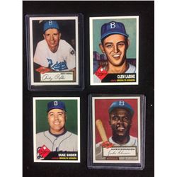 VINTAGE BASEBALL CARD LOT (LABINE, ROBINSON, SNIDER, PAFKO)