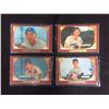 Image 1 : 1955 BOWMAN BASEBALL TRADING CARDS LOT (HODGES, HOUTERMANN, STRICKLAND, COLLUM)