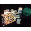 Image 1 : SPORTS FAN SOUVENIR LOT (AUTO BALL CAP, BASEBALL, HOCKEY CARDS, MAGAZINE)