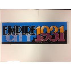 ARCADE GAME GLASS (EMPIRE CITY 1931)