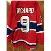 Image 1 : MAURICE "ROCKET" RICHARD AUTOGRAPHED CANADIENS JERSEY W/ A.L COA