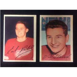 1953-54 Parkhurst (#36 REIBEL, #39 STASIUK)