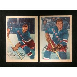 1953-54 Parkhurst (#63 RONTY, #64 STANLEY)