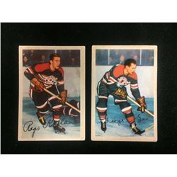 1953-54 Parkhurst (#79 RAGLAN, #83 GEE)