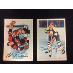 1953-54 Parkhurst (#82 ROLLINS, #85 CREIGHTON)