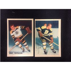 1953-54 Parkhurst (#98 TOPPAZZINI, #94 KLUKAY)